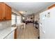 Bright kitchen and dining area that opens up to the living room with a vaulted ceiling at 102 Jasimine Ct, Summerville, SC 29486