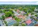 Picturesque neighborhood featuring colorful homes, mature trees, and a baseball field, offering a blend of comfort and recreation at 11 Francis St, Charleston, SC 29403
