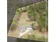 Aerial view showcasing the property boundaries of a home surrounded by nature at 1298 French Santee Rd, Jamestown, SC 29453
