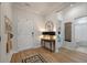 Bright foyer featuring beautiful hardwood floors and white trim at 143 Daniels Creek Cir, Goose Creek, SC 29445
