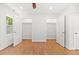 Spacious bedroom featuring hardwood floors, and three closets at 1430 E Montague Ave, North Charleston, SC 29405