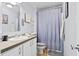 Well-lit bathroom with a large mirror and shower at 1671 Dawson Branch Rd, Summerville, SC 29483