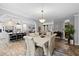 Dining area adjacent to kitchen, offering a spacious setting for meals and entertaining at 1671 Dawson Branch Rd, Summerville, SC 29483