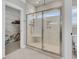Luxurious bathroom with glass shower, and adjacent walk-in closet at 1720 Bowline Dr, Mount Pleasant, SC 29466