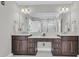 Bathroom featuring double vanity with stone countertops and ample cabinet space at 1720 Bowline Dr, Mount Pleasant, SC 29466