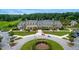Spacious clubhouse with manicured grounds, ample parking and American flags at 1720 Bowline Dr, Mount Pleasant, SC 29466