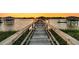 Picturesque sunset view from a private dock leading out to the serene waterway at 1720 Bowline Dr, Mount Pleasant, SC 29466