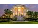 Stunning grand entrance featuring stately columns, manicured lawn, and elegant landscaping at 1720 Bowline Dr, Mount Pleasant, SC 29466