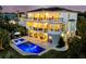 Multi-story home featuring expansive balconies, a sparkling pool, and an inviting outdoor living area at 1720 Bowline Dr, Mount Pleasant, SC 29466
