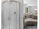 Bathroom featuring glass shower door, and an open doorway to another room at 2045 Vestry Dr, Charleston, SC 29414
