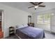 Bright bedroom featuring a ceiling fan, window and neutral decor at 2045 Vestry Dr, Charleston, SC 29414