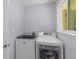 Functional laundry room with washer, dryer, and neutral paint at 2045 Vestry Dr, Charleston, SC 29414