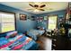Bedroom with ceiling fan, two large windows, and two twin beds at 214 Four Iron Dr, Summerville, SC 29483