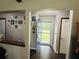 Bright foyer with hardwood floors and a blue front door at 214 Four Iron Dr, Summerville, SC 29483