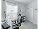 Bright office with large window, gray walls, neutral carpet and useful storage shelf at 220 Garden Gate Way, Summerville, SC 29486