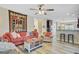Comfortable living room with open access to the kitchen area and natural light at 230 Sweet Alyssum Dr, Ladson, SC 29456