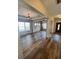 Spacious living room featuring recessed lighting, ceiling fan and hardwood flooring at 230 Sweet Alyssum Dr, Ladson, SC 29456