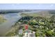 A scenic aerial view showcases the serene waterway, community docks, and the property's premier location at 2333 Tall Sail Dr # G 607, Charleston, SC 29414