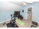 Lofted attic space perfect for an office or workout area with an exterior view at 2613 Rivertowne Pkwy, Mount Pleasant, SC 29466
