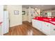 View of kitchen leading to a staircase at 2613 Rivertowne Pkwy, Mount Pleasant, SC 29466
