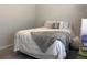 Comfortable bedroom with white bedding, decorative pillows, and cozy gray throw blanket at 305 Camellia Bloom Dr, Moncks Corner, SC 29461
