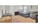 Spacious bedroom with carpet, window, closet, and contemporary furniture at 308 Legendres Dr, Goose Creek, SC 29445