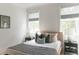 Well-lit bedroom with modern nightstands, framed map, and neutral decor at 3139 Vanessa Lynne Ln, Johns Island, SC 29455