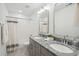 Bathroom featuring double sinks, granite countertops, and a bathtub/shower combination at 3143 Vanessa Lynne Ln, Johns Island, SC 29455