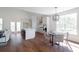 Open concept kitchen with stainless steel appliances, a large island, and an adjacent dining area at 3143 Vanessa Lynne Ln, Johns Island, SC 29455