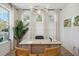 Bright, airy office featuring natural light, hardwood floors, modern lighting, and fresh decor at 3143 Vanessa Lynne Ln, Johns Island, SC 29455