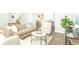 Comfortable living room featuring stylish furniture, neutral colors, wood floors and natural light at 317 Salvia Sq, Moncks Corner, SC 29461