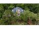 Aerial view of home showing wooded lot at 3331 Cottonfield Dr, Mount Pleasant, SC 29466