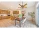 Open-concept design: dining area adjacent to a well-equipped kitchen, ideal for modern living at 3331 Cottonfield Dr, Mount Pleasant, SC 29466