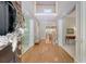 Elegant foyer features hardwood floors and high ceilings at 3331 Cottonfield Dr, Mount Pleasant, SC 29466