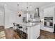 Spacious kitchen with a large island, stainless steel appliances, and stylish finishes at 3529 Habenaria Rd # 33, Mount Pleasant, SC 29466