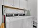 Convenient laundry room with modern washer and dryer at 3529 Habenaria Rd # 33, Mount Pleasant, SC 29466