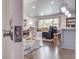 Inviting living room featuring modern furnishings and a bright, open layout with a crystal doorknob at 408 N Palmetto St, Summerville, SC 29483
