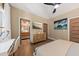 Comfortable bedroom featuring a desk, ensuite bathroom, and contemporary décor at 4943 Green Dolphin Way, Kiawah Island, SC 29455