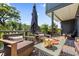The spacious deck is an entertainer's dream, complete with seating and a table at 4943 Green Dolphin Way, Kiawah Island, SC 29455