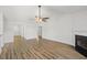 Open concept living room features a fireplace and great natural lighting at 5040 Thornton Dr, Summerville, SC 29485