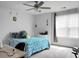 Bright bedroom with a ceiling fan and a window that lets in plenty of natural light at 523 Kilarney Rd, Summerville, SC 29483