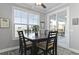 Dining room offers a natural-light filled space with a view through the sliding glass doors at 627 Chigwell Springs Ln, Summerville, SC 29486