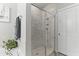 This bathroom features a stand up shower with a glass door and tile surround at 627 Chigwell Springs Ln, Summerville, SC 29486
