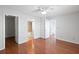 Bright bedroom with hardwood floors and access to bathroom and closet at 700 Daniel Ellis Dr # 11302, Charleston, SC 29412