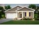 Charming single-Gathering home with a white garage door and a welcoming front porch at 744 Meadowbrook Ln, Summerville, SC 29486