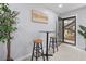 Inviting entrance featuring a small bistro table and access to the stairwell at 867 Colony Dr # F92, Charleston, SC 29407