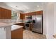 Updated kitchen boasts stainless steel appliances, countertops, and modern fixtures at 8987 Planters Row Ln, Summerville, SC 29485