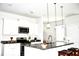 Contemporary kitchen with stainless steel appliances, granite countertops, and breakfast bar at 9694 Roseberry St, Ladson, SC 29456