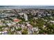 A scenic aerial view highlights the home's prime location near Charleston's historic architecture and urban conveniences at 6 Kirkland Ln, Charleston, SC 29401