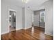 Living room view into the kitchen and additional rooms with neutral wall paint at 6 Kirkland Ln, Charleston, SC 29401